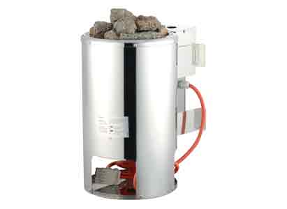 Aquecedor elétrico de sauna a seco e vapor 3.6kw com controlador externo