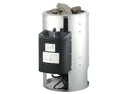 Mini aquecedor elétrico de sauna 3.6kw com controlador embutido