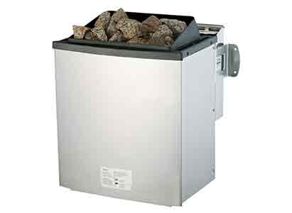 Aquecedor elétrico de sauna a seco e vapor 4.5kw com controlador externo