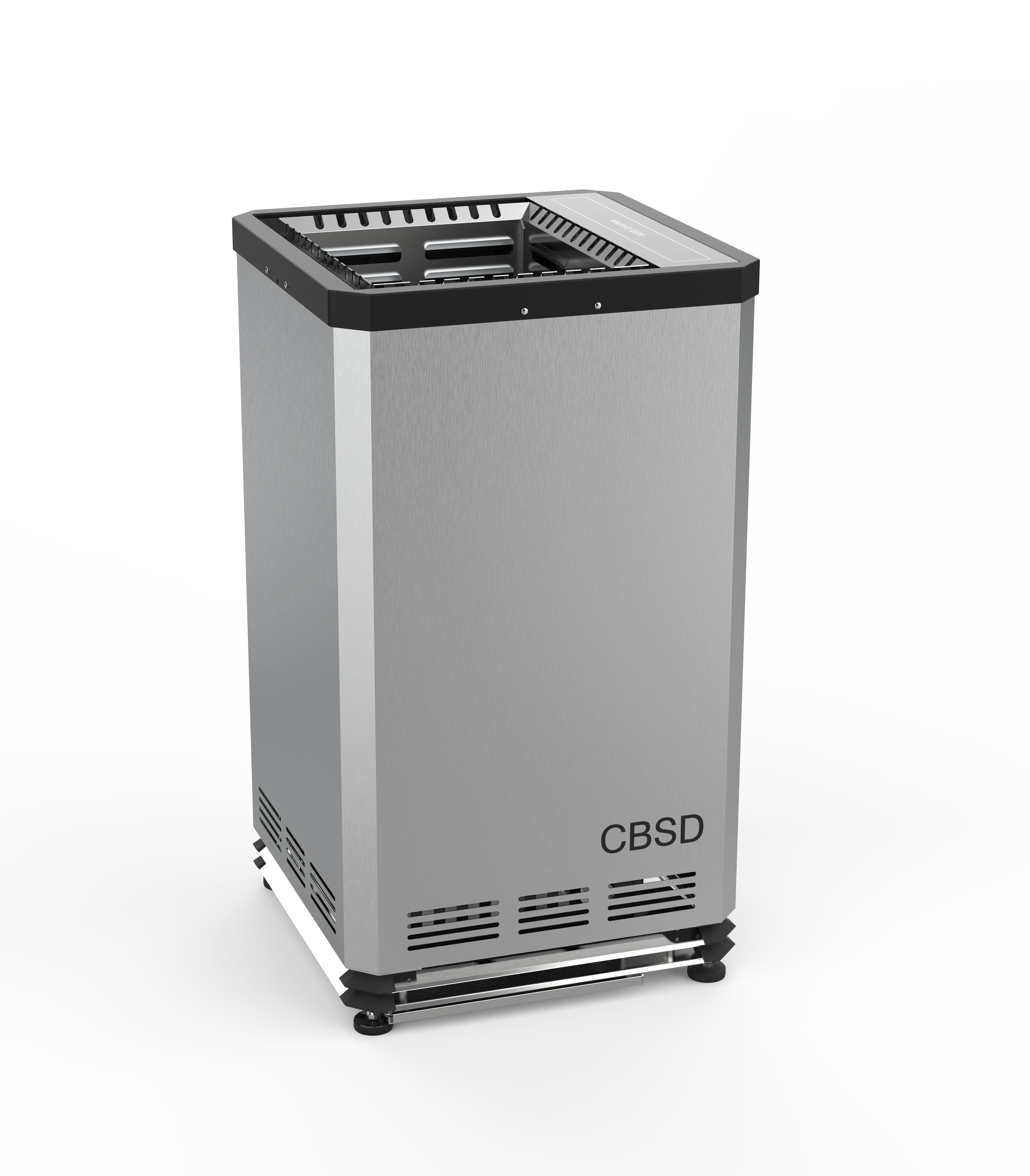 Aquecedor de sauna quadrado premium 4.5kw com controlador externo